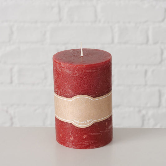 Stumpenkerze, Adventskerze rusikal rot