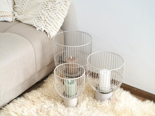 Windlicht aus Metall