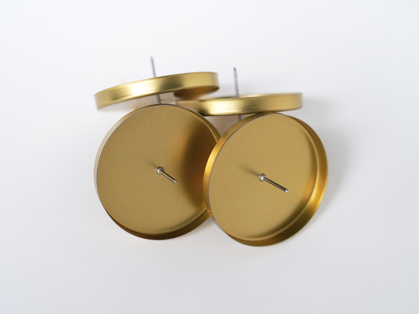 Kerzenhalter Stumpenkerzen gold