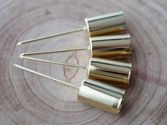 Stabkerzenhalter gold für deinen Adventskranz