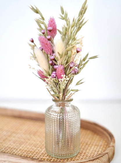 Mini Trockenblumenstrauß Sina mit Vase - Tanafleur