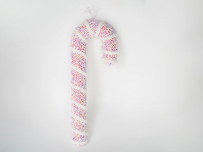 XL Zuckerstange Pastell – Weihnachtsdeko zum Aufhängen 34 cm