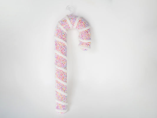 XL Zuckerstange Pastell – Weihnachtsdeko zum Aufhängen 34 cm