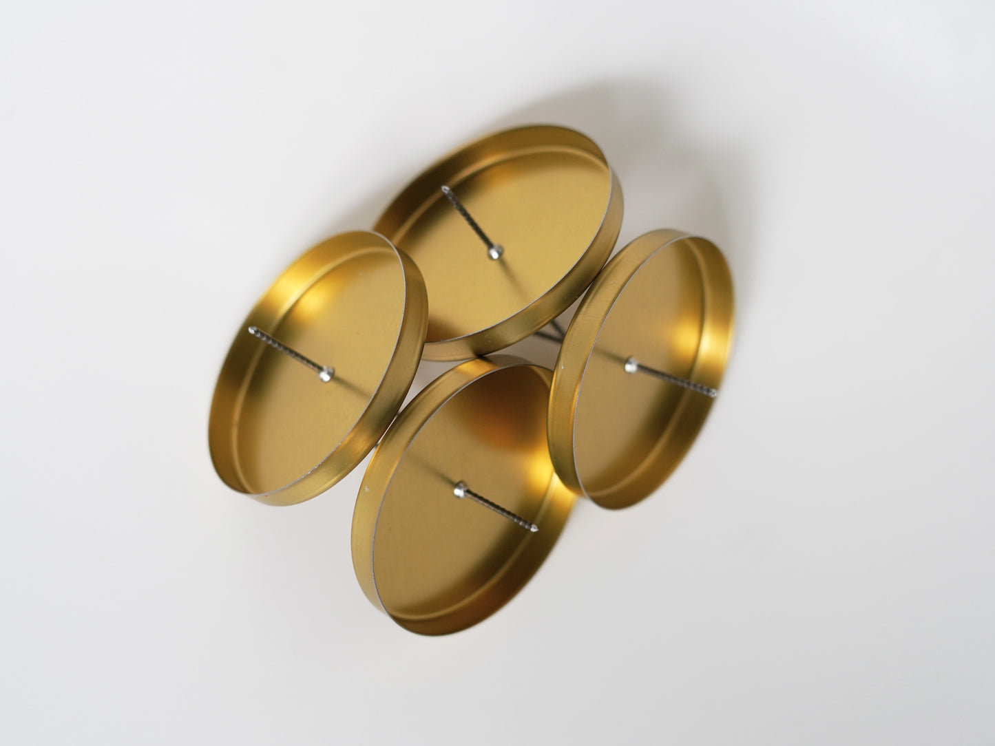 Kerzenhalter Stumpenkerzen  gold